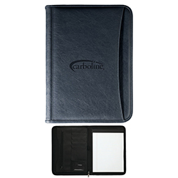 EXECUTIVE DURAHYDE ZIPPERED PADFOLIO