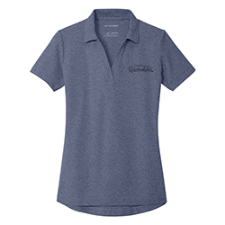 C-FREE COTTON BLEND PIQUE POLO - WOMEN'S